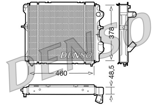 Radiateur Denso DRM23007