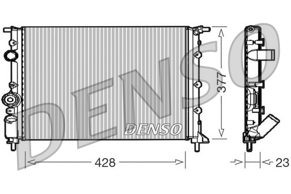 Radiateur Denso DRM23008