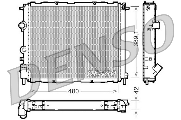 Radiateur Denso DRM23009