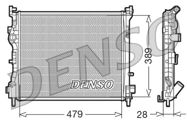 Radiateur Denso DRM23016