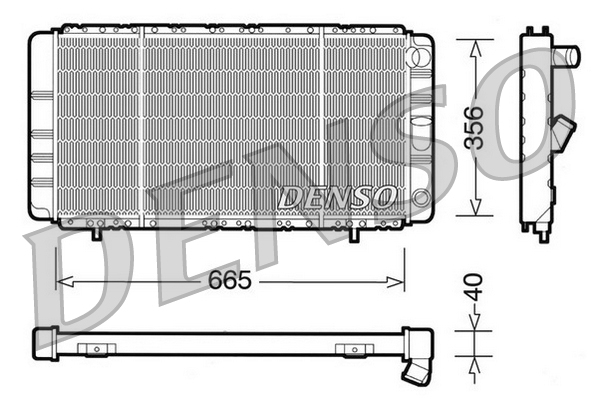 Radiateur Denso DRM23021