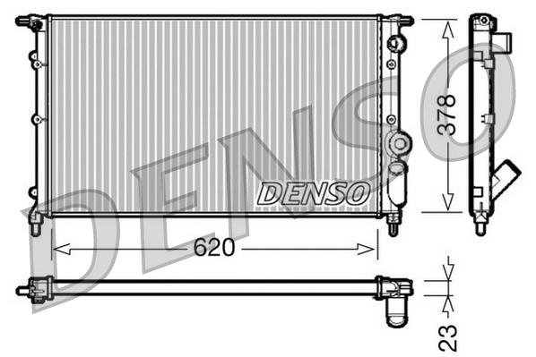 Radiateur Denso DRM23022