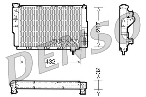 Radiateur Denso DRM23040