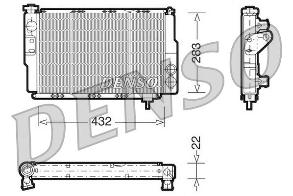 Radiateur Denso DRM23041