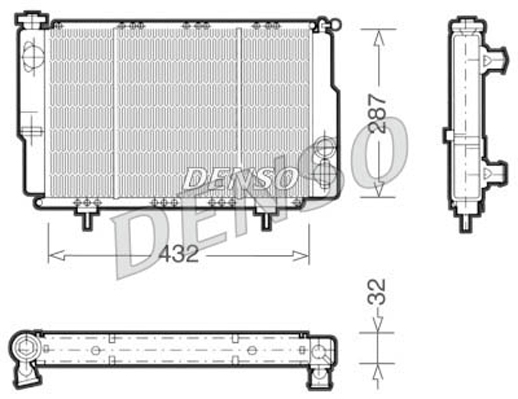 Radiateur Denso DRM23060