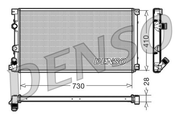 Radiateur Denso DRM23090