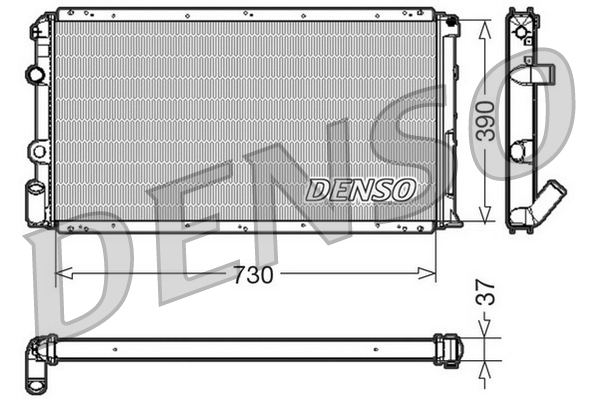 Radiateur Denso DRM23091