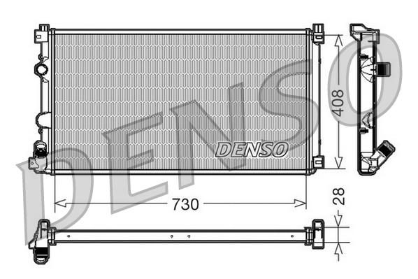 Radiateur Denso DRM23092