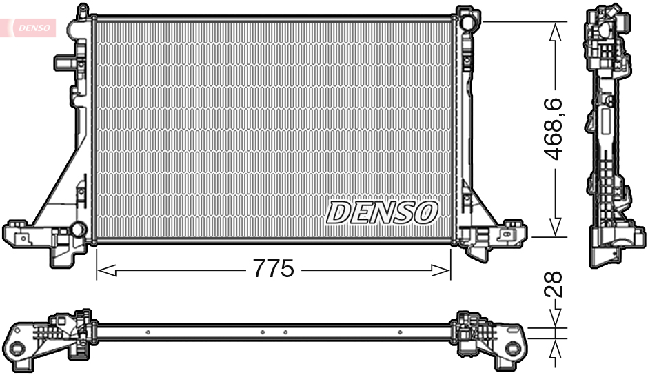 Radiateur Denso DRM23093