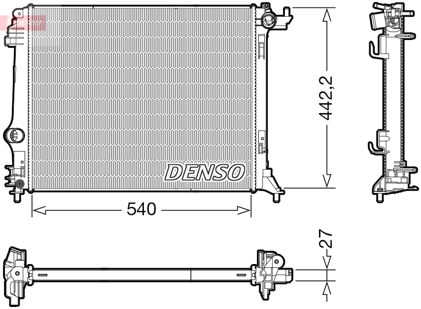 Radiateur Denso DRM23115