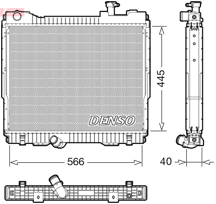 Radiateur Denso DRM23119