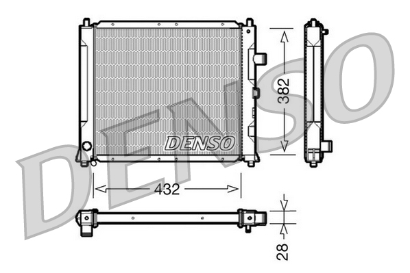 Radiateur Denso DRM24013