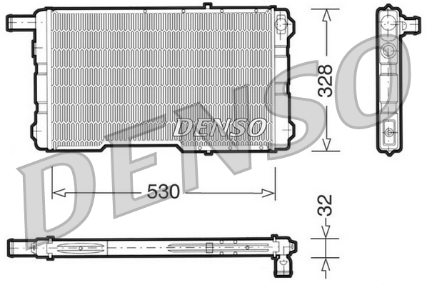 Radiateur Denso DRM25009