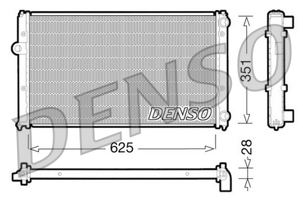 Radiateur Denso DRM26001