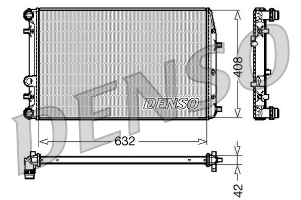 Radiateur Denso DRM26011