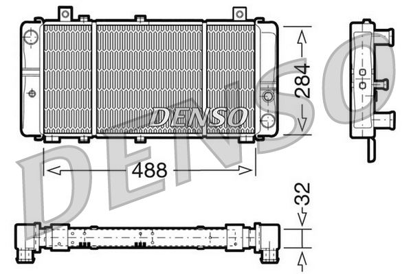 Radiateur Denso DRM27001