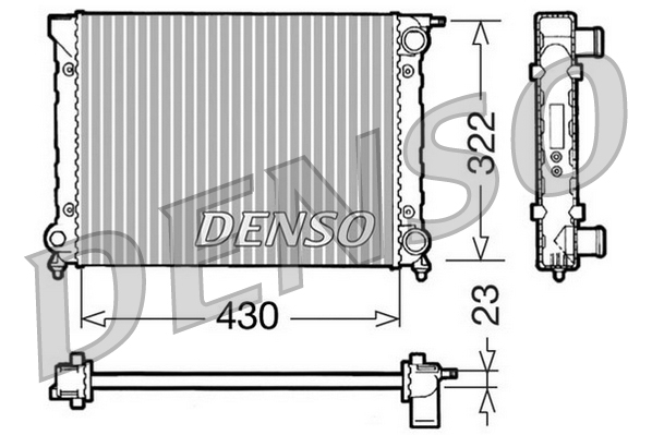 Radiateur Denso DRM32004