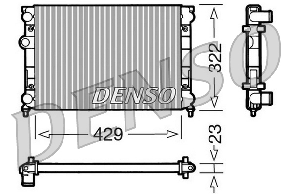 Radiateur Denso DRM32007