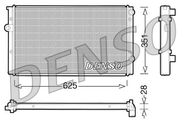 Radiateur Denso DRM32008