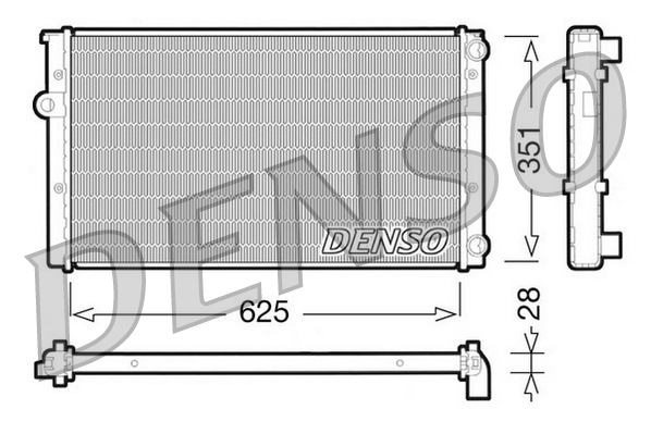 Radiateur Denso DRM32009