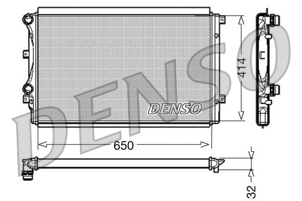 Radiateur Denso DRM32015