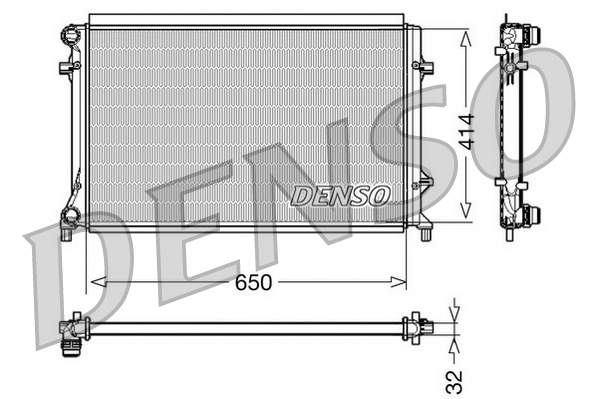 Radiateur Denso DRM32016