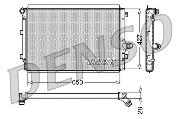 Radiateur Denso DRM32017