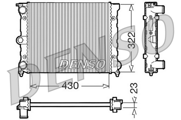 Radiateur Denso DRM32022