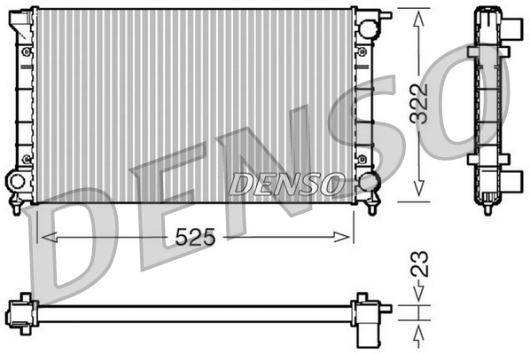 Radiateur Denso DRM32024