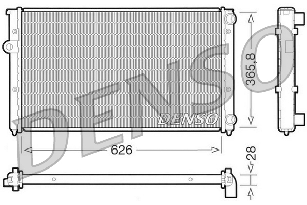 Radiateur Denso DRM32027