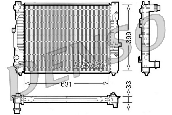 Radiateur Denso DRM32029