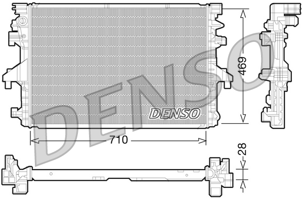 Radiateur Denso DRM32038