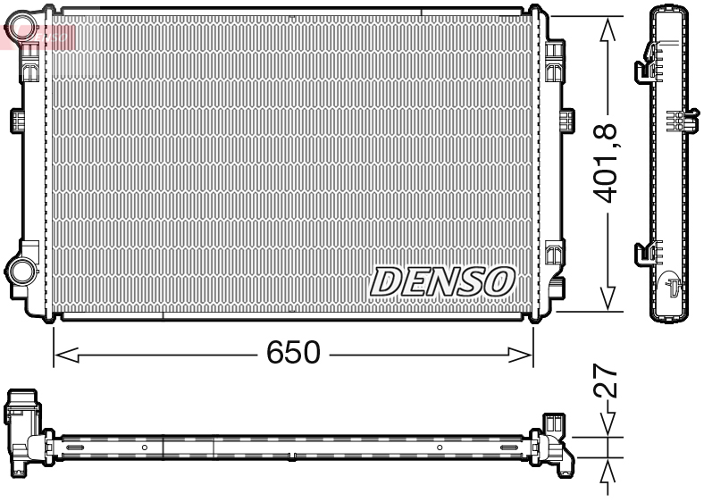 Radiateur Denso DRM32048