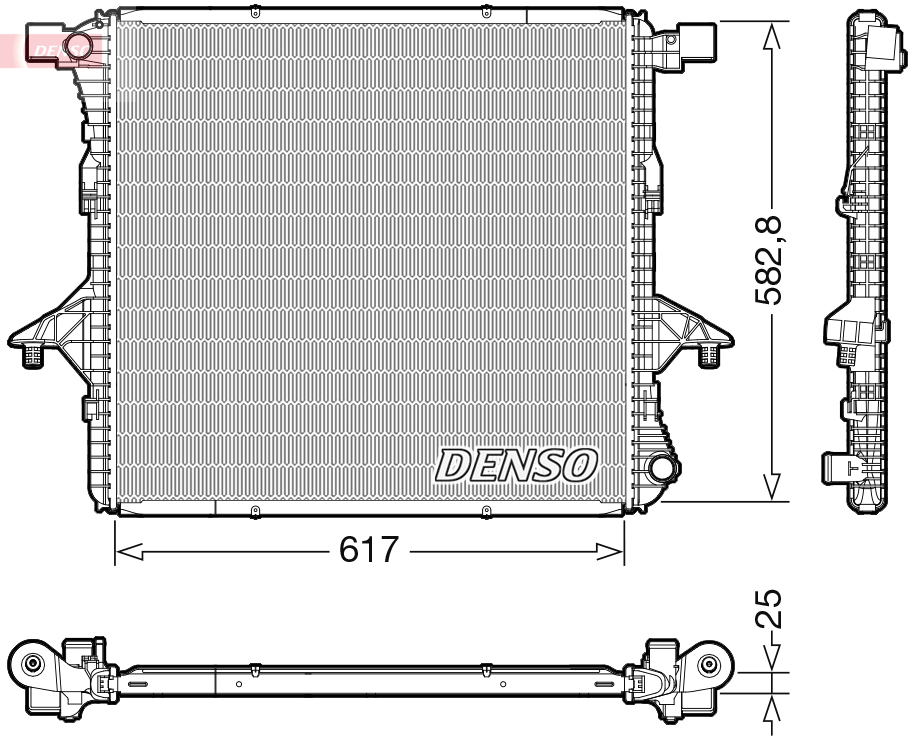 Radiateur Denso DRM32052