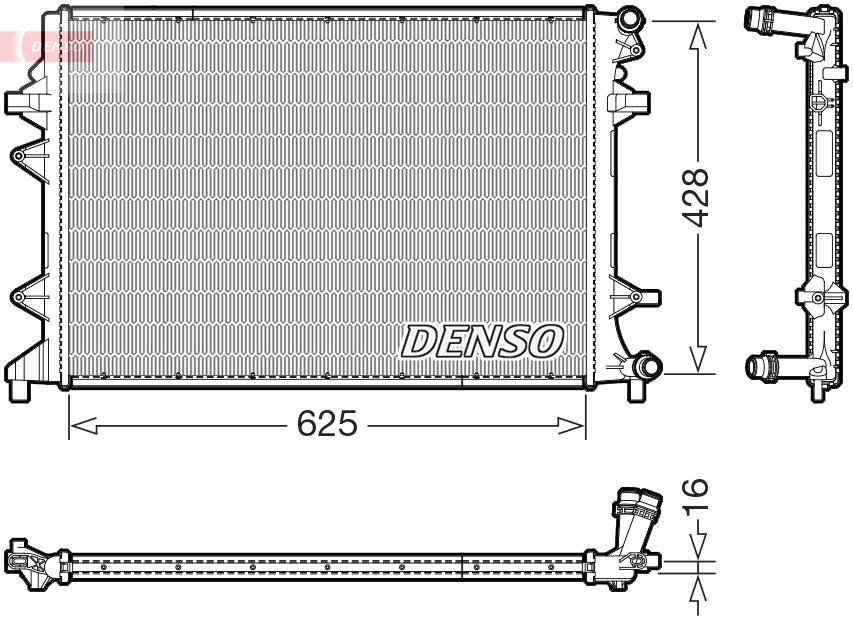 Radiateur Denso DRM32054