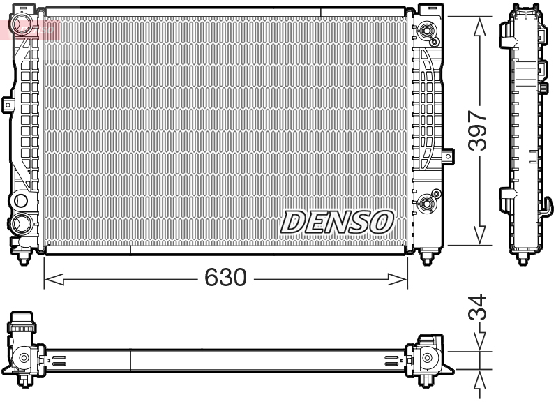 Radiateur Denso DRM32056