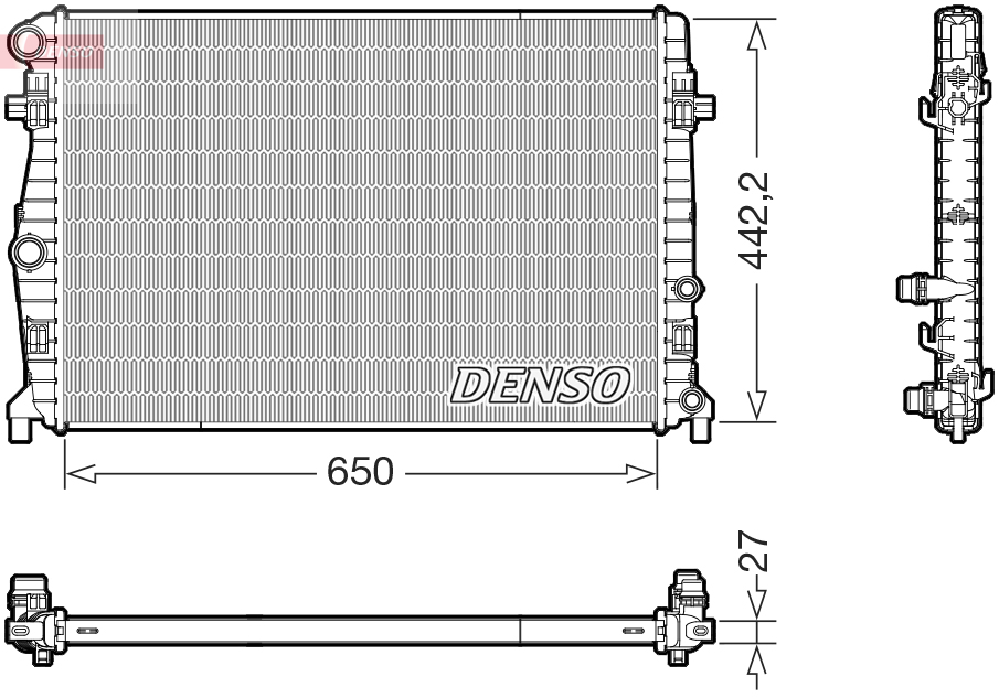 Radiateur Denso DRM32058