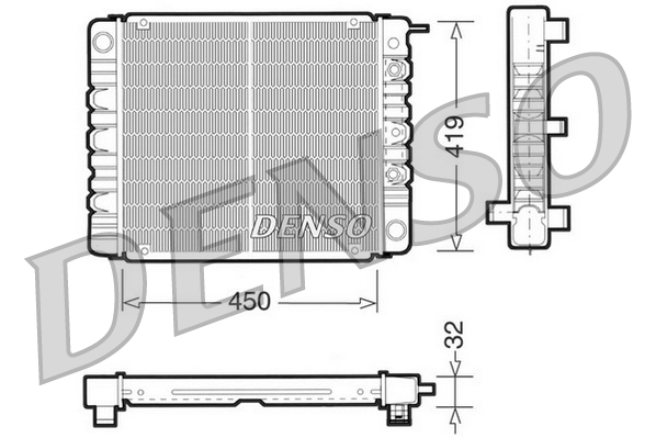 Radiateur Denso DRM33002