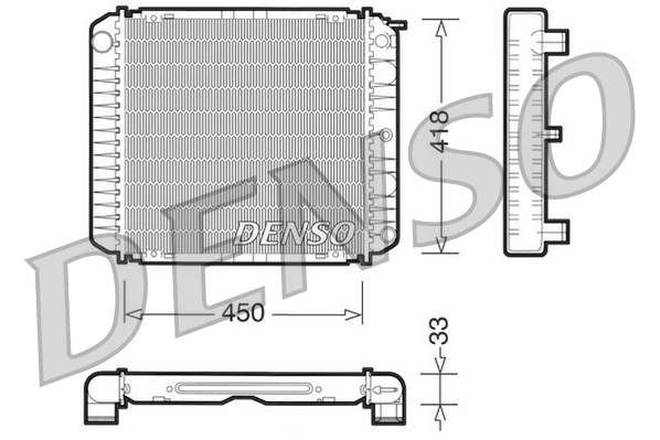 Radiateur Denso DRM33004