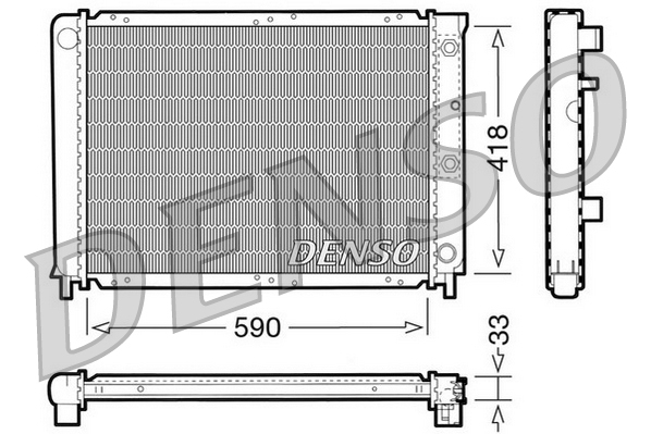 Radiateur Denso DRM33032