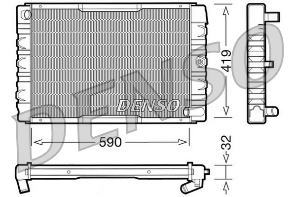 Radiateur Denso DRM33033