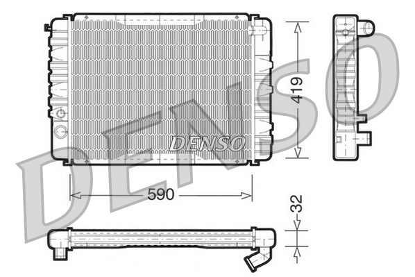 Radiateur Denso DRM33035