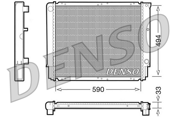 Radiateur Denso DRM33050