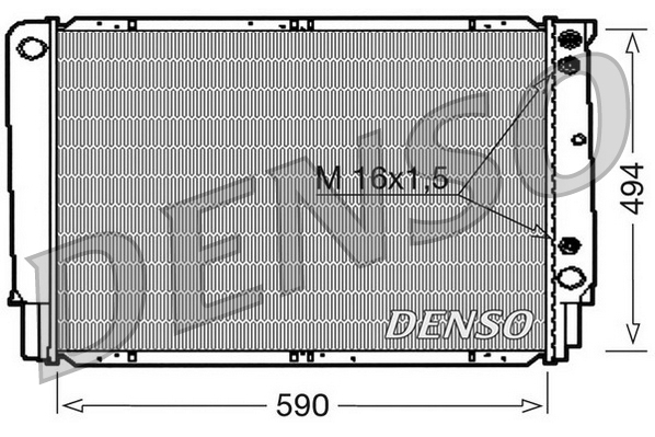 Radiateur Denso DRM33053