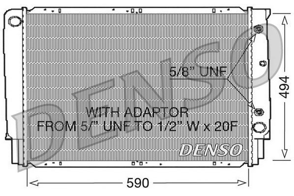 Radiateur Denso DRM33054