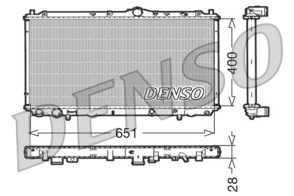 Radiateur Denso DRM33060