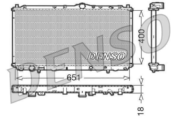 Radiateur Denso DRM33061