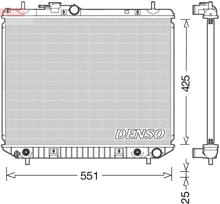 Radiateur Denso DRM35005