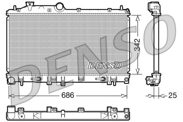 Radiateur Denso DRM36005