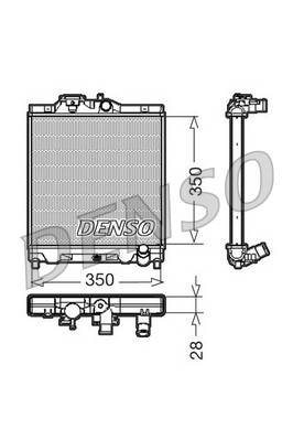 Radiateur Denso DRM40004